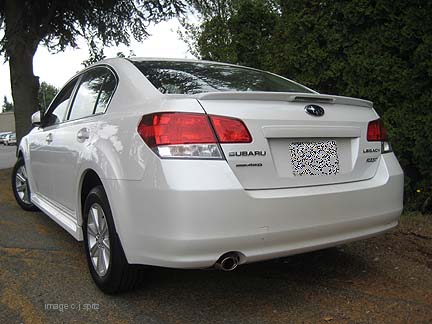 2011 Legacy with rear spoiler