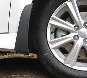 2011 Subaru legacy optional front splash guard, aka very small mud flap