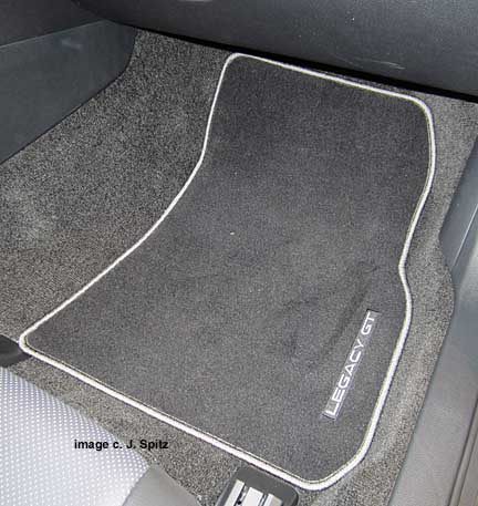 subaru legacy 2.5GT embossed floor mats
