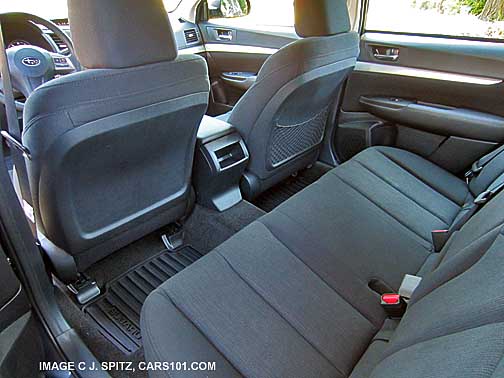2013 subaru legacy rear seat, off-black cloth