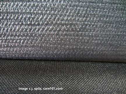 close-up of the 2013 subaru legacy off-black cloth seat material