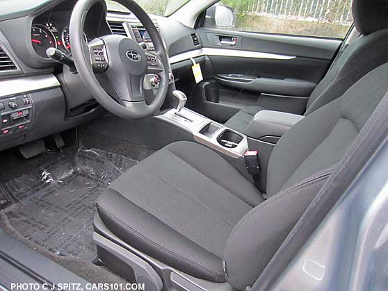 2013 subaru legacy 2.5i sedan with off-black (dark gray) interior