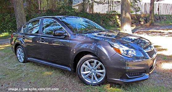 side view 2013 gray subaru legacy