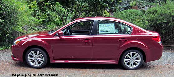 venetian red subaru legacy