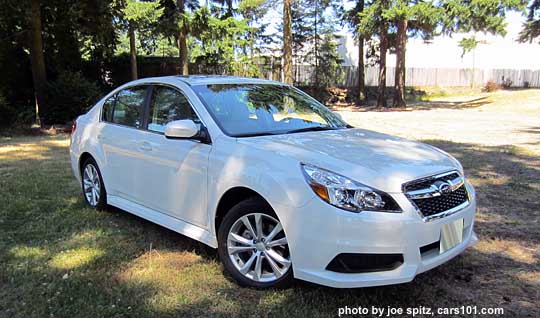 2013 satin white pearl legacy side view