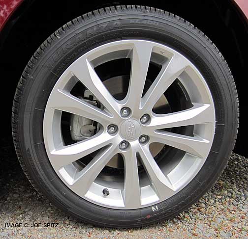 2013 subaru redesigned 17" alloy wheel