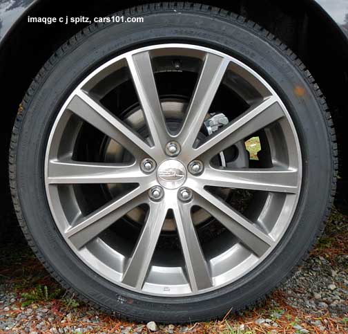2013 subaru legacy 18" alloy wheel on Sport model