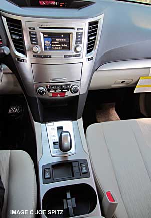2014 subaru legacy premium center console with cupholders