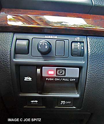 2014 subaru legacy driver contrrol-power mirrors, parking brake etc