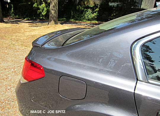 carbide gray metallic subaru legacy rear spoiler