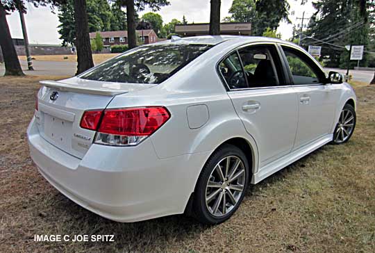 2014 subaru legacy sport with rear spoiler