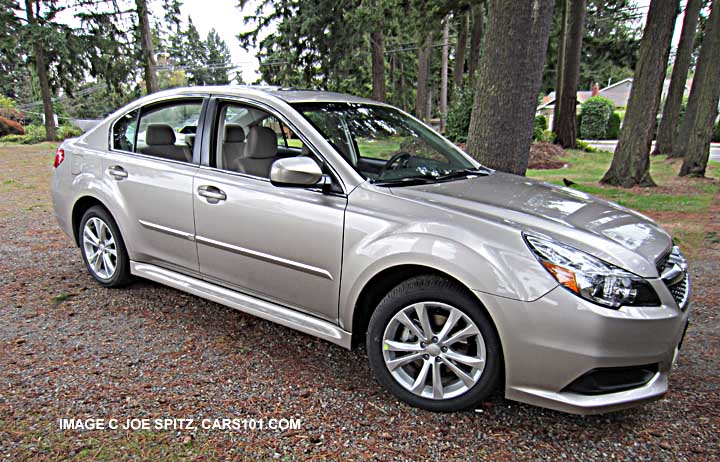 2014 subaru legacy with optional body side moldings, tungsten  metallic