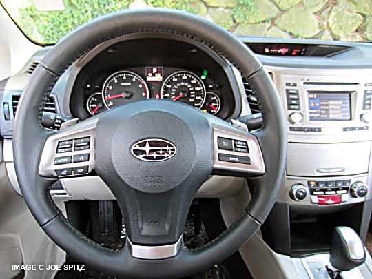 2014 subaru legacy premium leather wrapped steering wheel