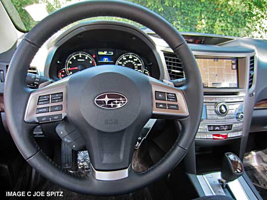 2014 legacy limited steering wheel, with optional Eyesight controls