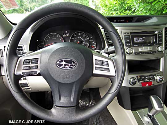 2014 subaru legacy 2.5i vinyl steering wheel