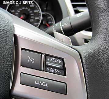 2014 subaru legacy steering wheel cruise control buttons