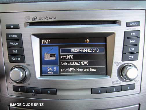 2014 subaru legacy premium audio display screen