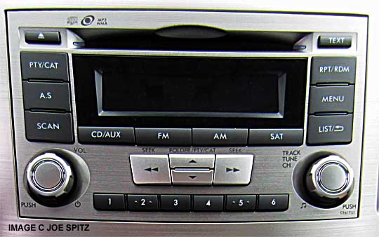 2014 subaru legacy 2.5i base model am/fm/cd stereo