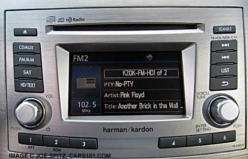 2014 subaru legacy limited with standard harman kardon stereo