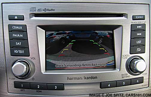 2014 subaru legacy with back-up camera. Limited shown with 4.3" display, harman/kardoneo