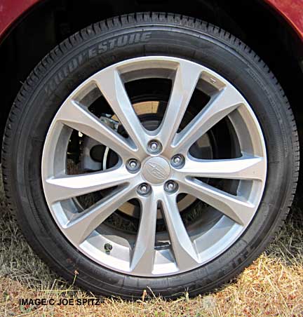 2014 subaru legacy 17" alloy wheel