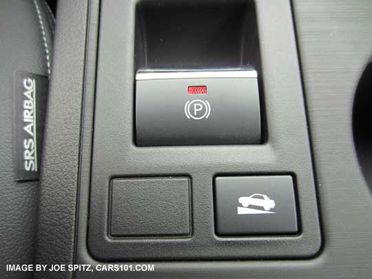 2015 Legacy center console with incline assist and electric parking brake