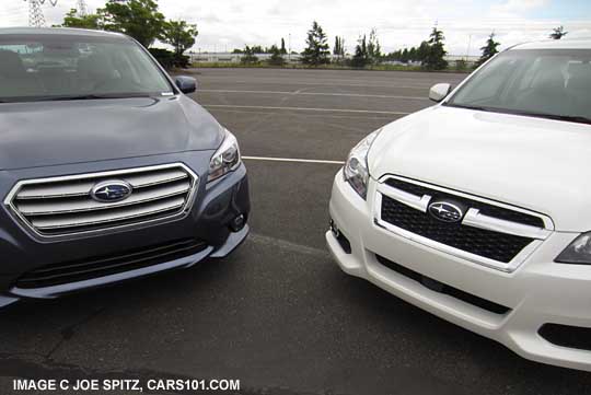 2015 and 2014 Subaru Legacy sedan