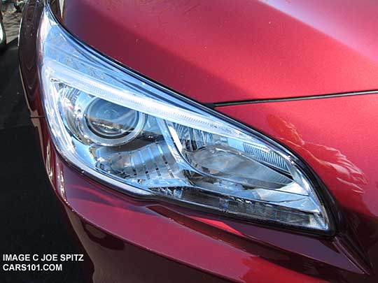 2015 Legacy 2.5i headlight with silver inner surround