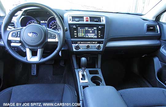 2015 Legacy black interior