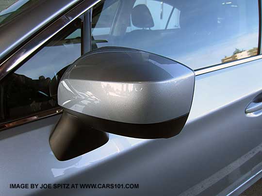2015 Legacy Premium painted outside mirror- ice silver shown