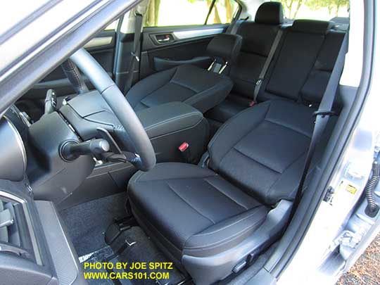 2015 Subaru Legacy front seats reclined flat, laid all the way flat back