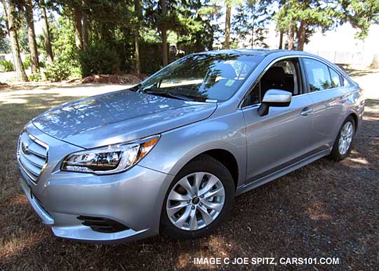 2015 Subaru Legacy Premium sedan, ice silver shown