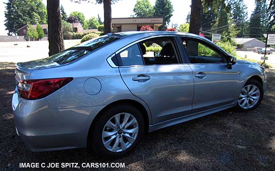 2015 Subaru Legacy Premium sedan, ice silver shown