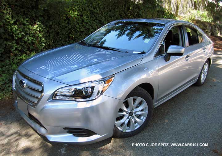 2015 Subaru Legacy Premium sedan, ice silver shown