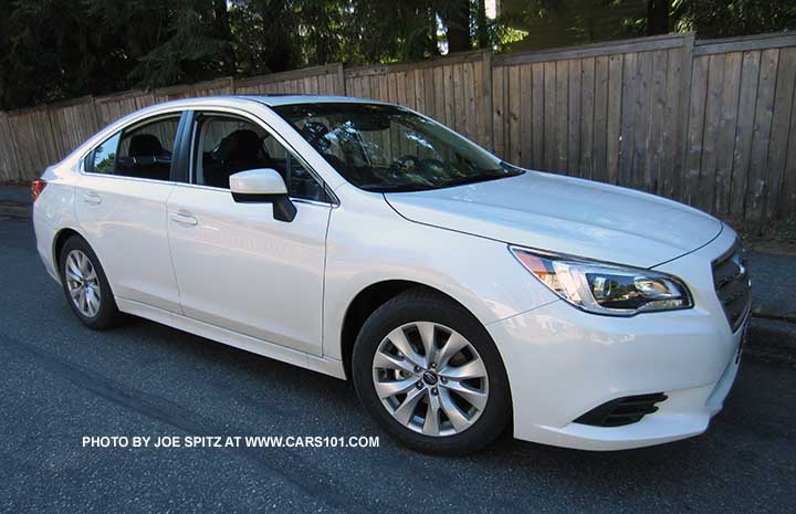 crystal white 2015 Subaru Legacy Premium