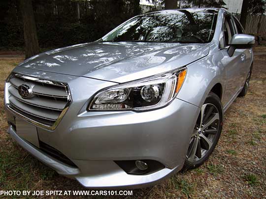 2015 Subaru legacy Limited headlight, fog light, ice silver shown