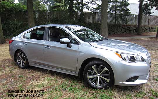 2015 Subaru Legacy Limited 4 door sedan, ice silver shown