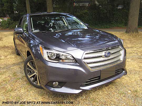 2015 Legacy front grill, twilight blue shown