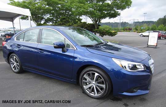 2015 Legacy sedan, lapis blue pearl color