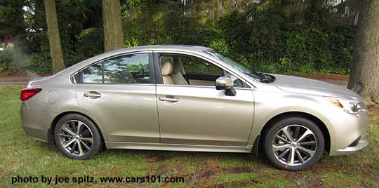 side view 2015 Tungsten metallic Subaru Legacy Limited