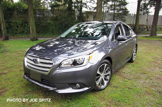 2015 Subaru Legacy Limited sedan, carbide gray shown