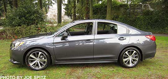 side view carbide gray 2015 Legacy sedan