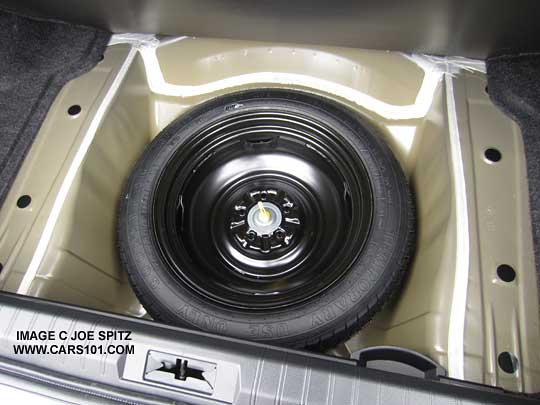 Subaru Legacy temporary duty spare tire