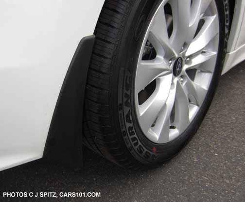 2015 Subaru Legacy optional rear splash guard
