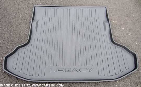 optional Subaru Legacy trunk cargo tray liner