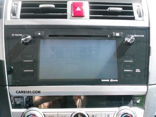 2015 Legacy touch-screen audio screen