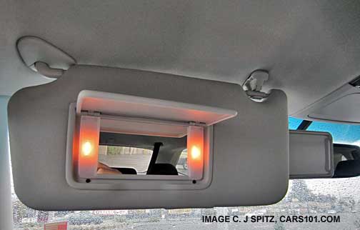 subaru sunvisor on Outback and Legacy, 15"