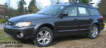 2007 Outback 2.5i LL Bean, 4 cylinder with navigation