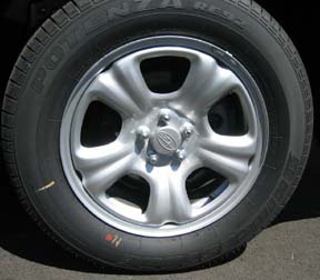 2007 Outback Basic has 16 stamped wheels