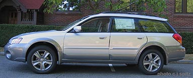 Outback wagon, LL Bean model shown